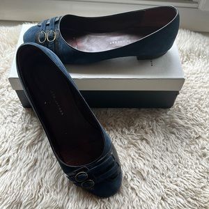 Marc by Marc Jacobs blue suede shoes